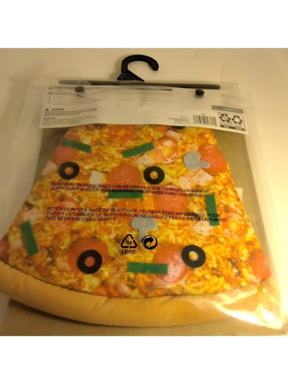 Vibrant Life Pizza Costume Dog Cat Halloween Pet Outfit XS  X Small
